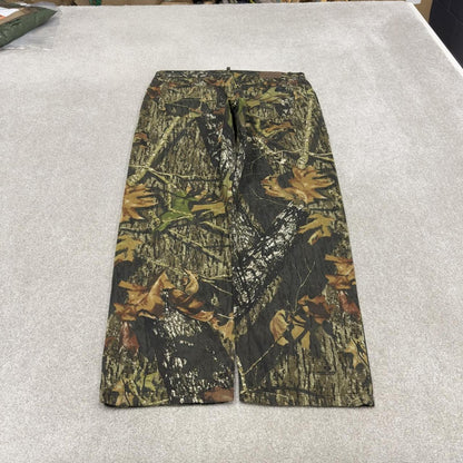Mossy Oak camo jeans loose green Denim Break Up tree camouflage hunting pants