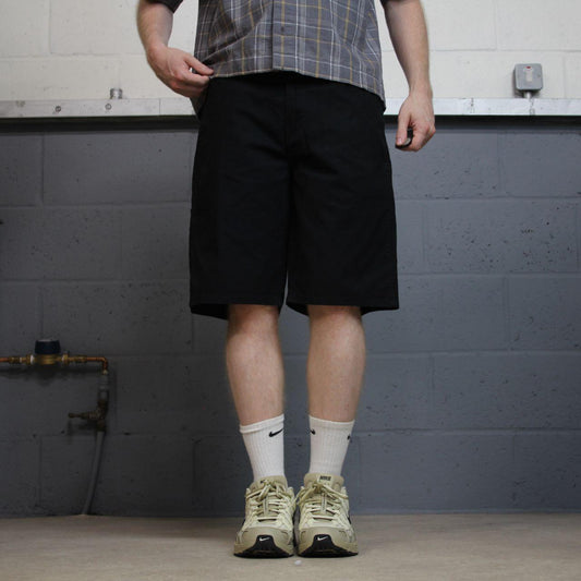 Dickies baggy carpenter shorts black Twill chino skater style shorts loose leg