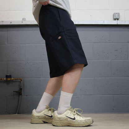Dickies carpenter shorts long leg navy Twill chino skater style shorts loose long leg