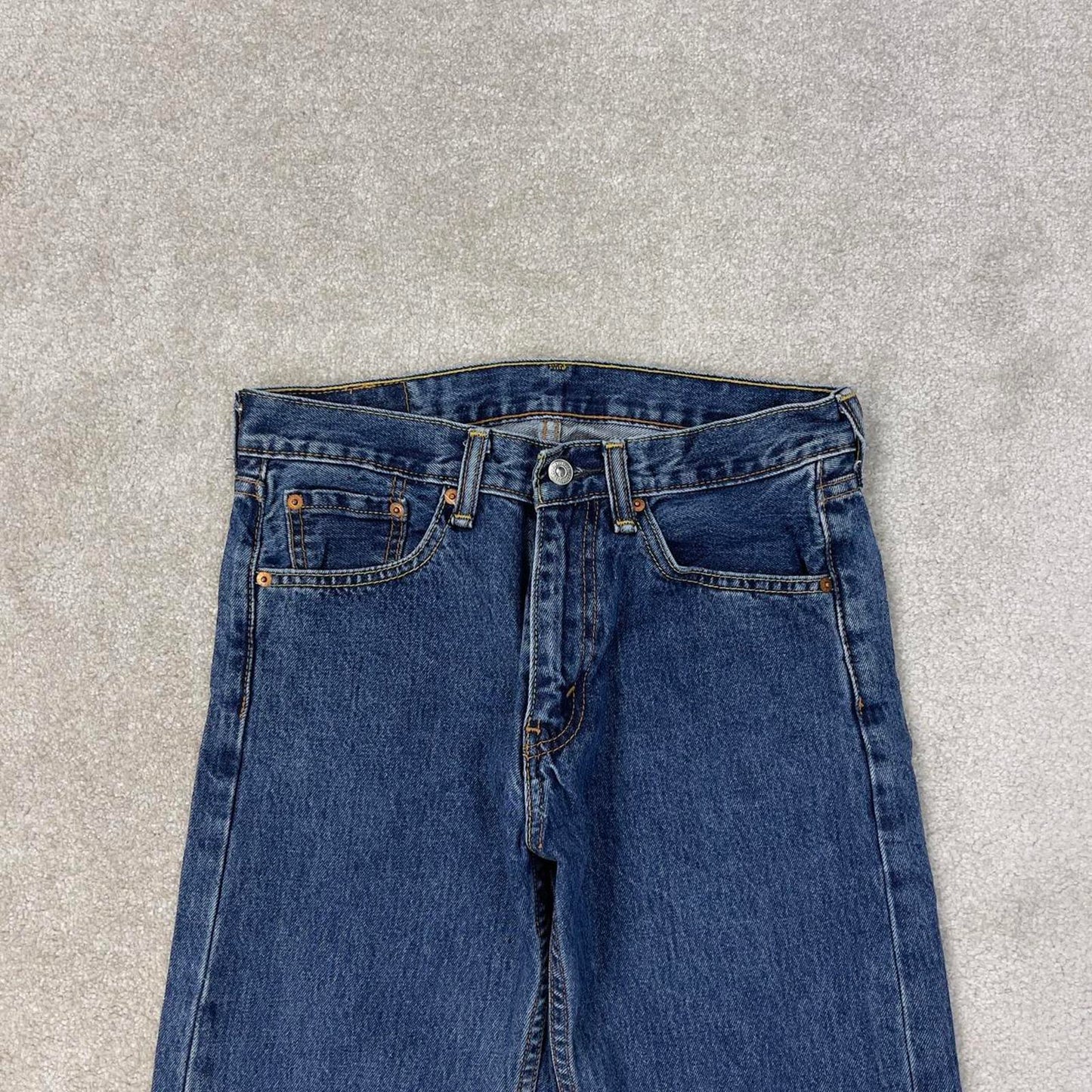 Blue Levis 505 jeans W30L25.5 y2k 90s style 5 pocket denim pants straight fit