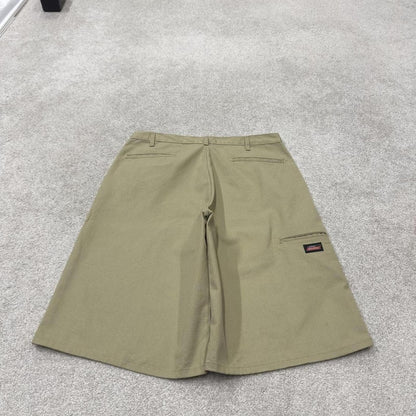 Dickies baggy carpenter shorts khaki Twill chino skater style shorts wide long leg