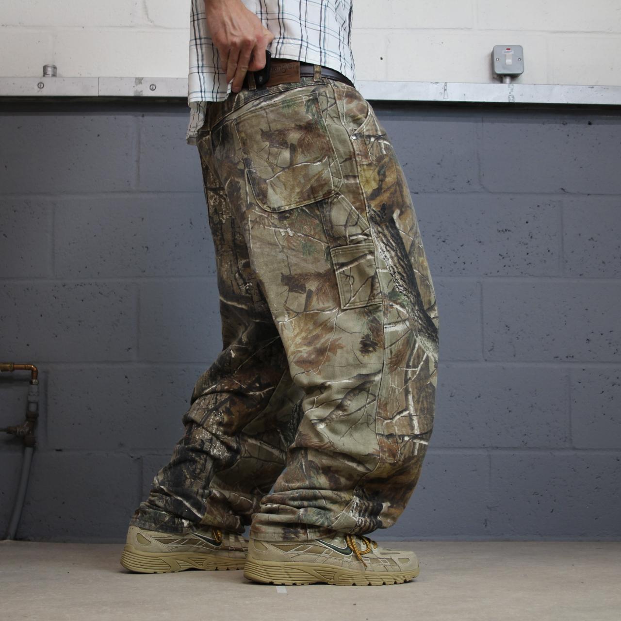 Wrangler pro gear realtree carpenter jeans camo cargo pants khaki camouflage utility trousers