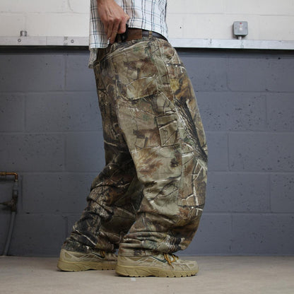 Wrangler pro gear realtree carpenter jeans camo cargo pants khaki camouflage utility trousers