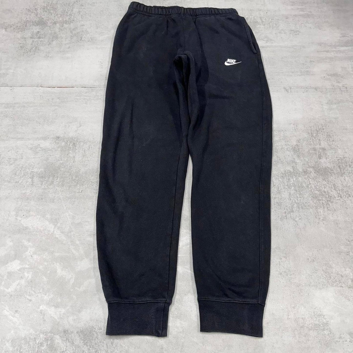 Y2k black Nike tracksuit bottoms Medium men's joggers sweatpants embroidered swoosh logo track pants