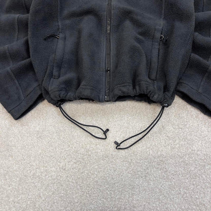 Black North Face technical zip up fleece Small women's TNF y2k style autumn
