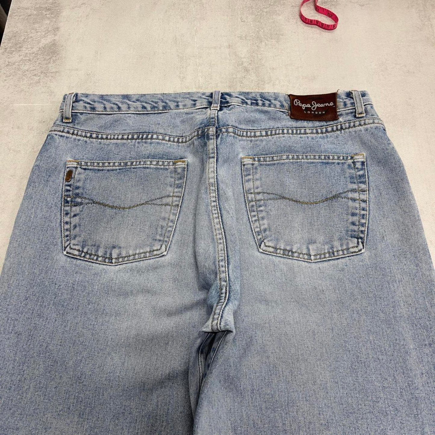 Blue Pepe Jeans W38 L34 wide leg denim y2k skater jeans