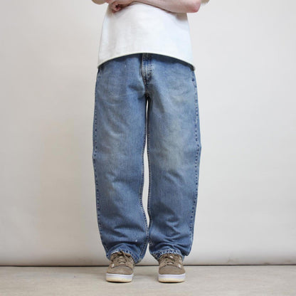 Baggy Levis 550 jeans W36 L30 Blue loose relaxed fit denim trousers red tab logo