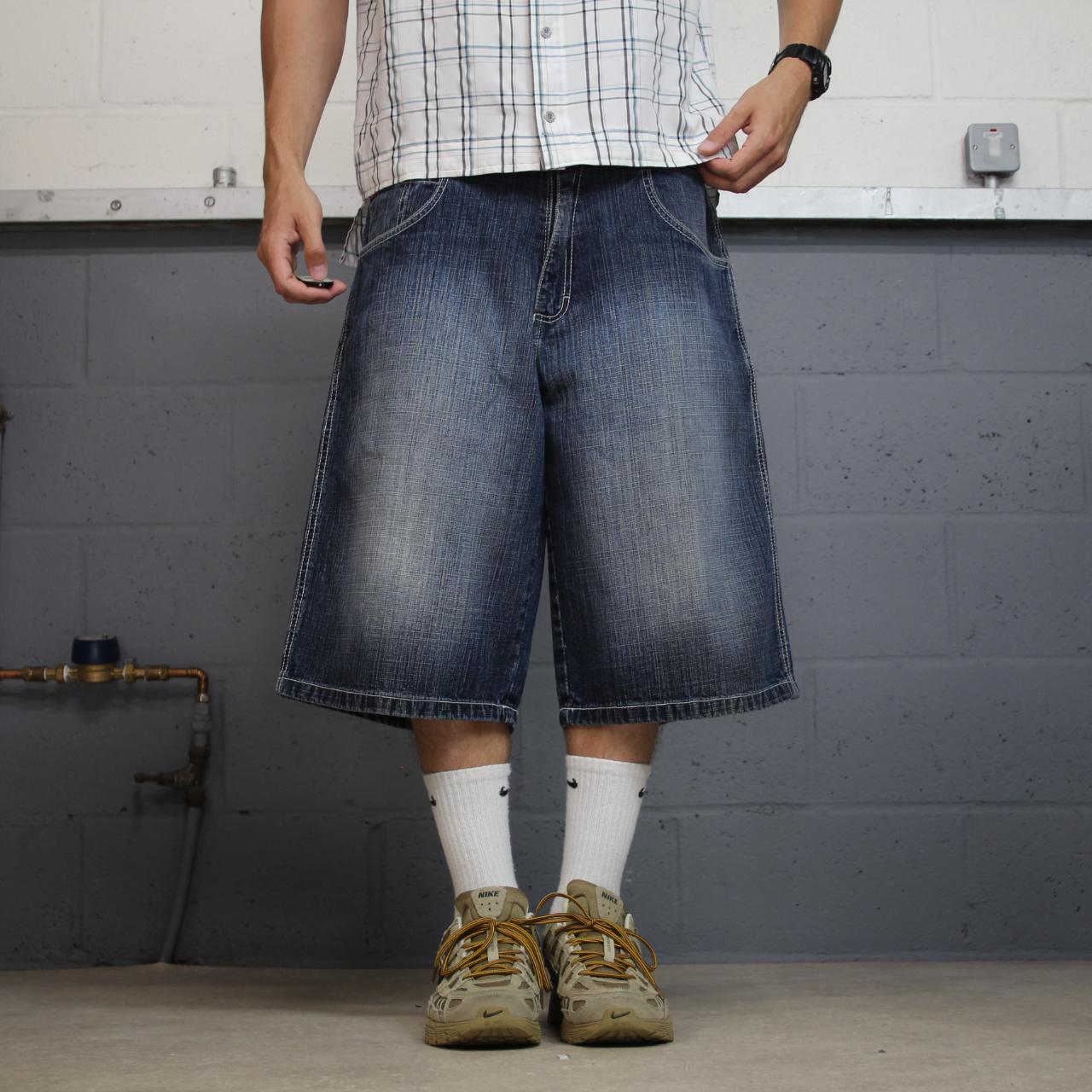 Southpole baggy denim shorts y2k blue Skater / surf style baggy shorts