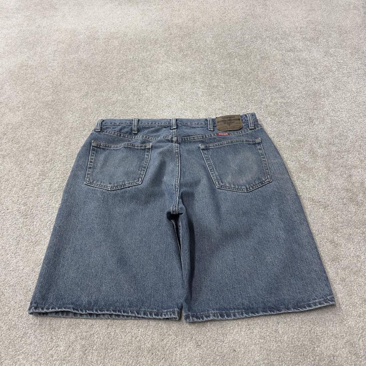 Wrangler denim shorts Y2K loose blue Summer surf style summer shorts