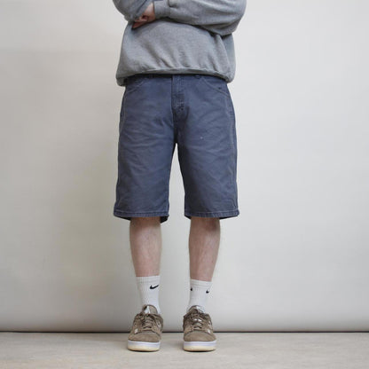 Mens Dickies carpenter shorts W34 canvas Y2K cargo skate style jorts