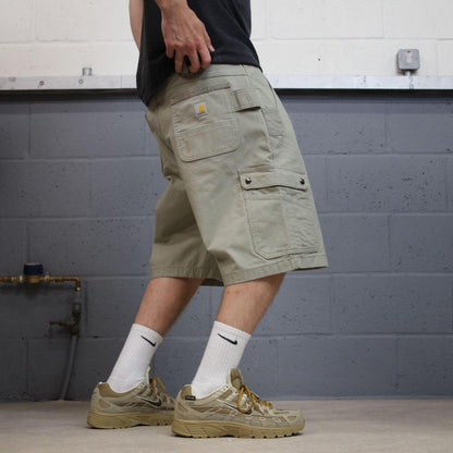 Carhartt baggy cargo shorts grey Relaxed fit skater style summer work shorts