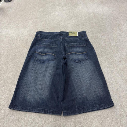 Baggy Southpole denim shorts y2k blue