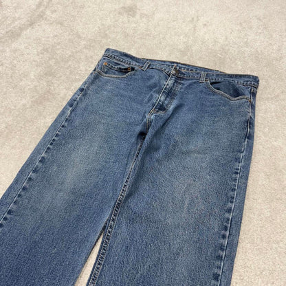 Blue Levis 505 jeans W40L29 90s y2k style 5 pocket denim pants casual autumn wear red tab