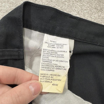 Dickies carpenter shorts loose black Twill chino style skate long leg shorts