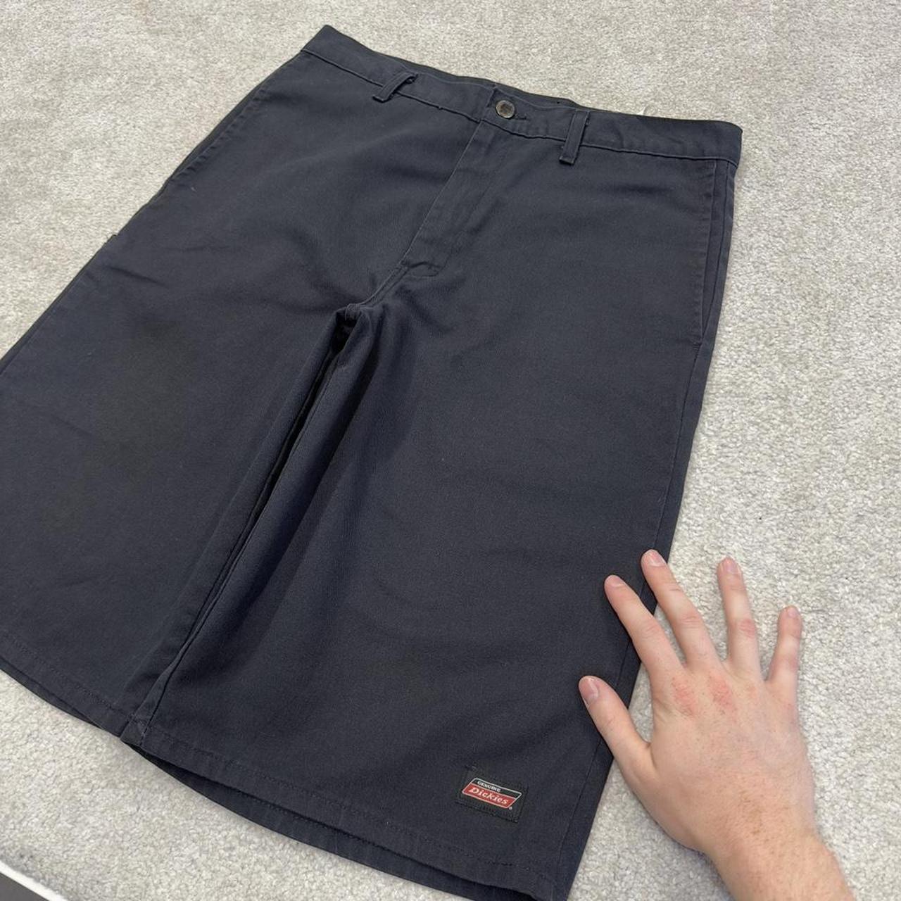 Dickies carpenter shorts long leg black Twill chino skater style shorts loose long leg