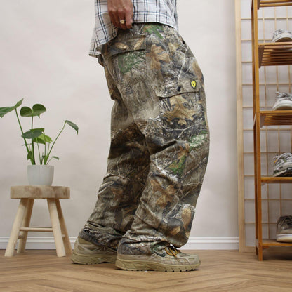 Y2K Realtree camo cargo pants Scent Blocker loose fit camouflage utility combat hunting trousers