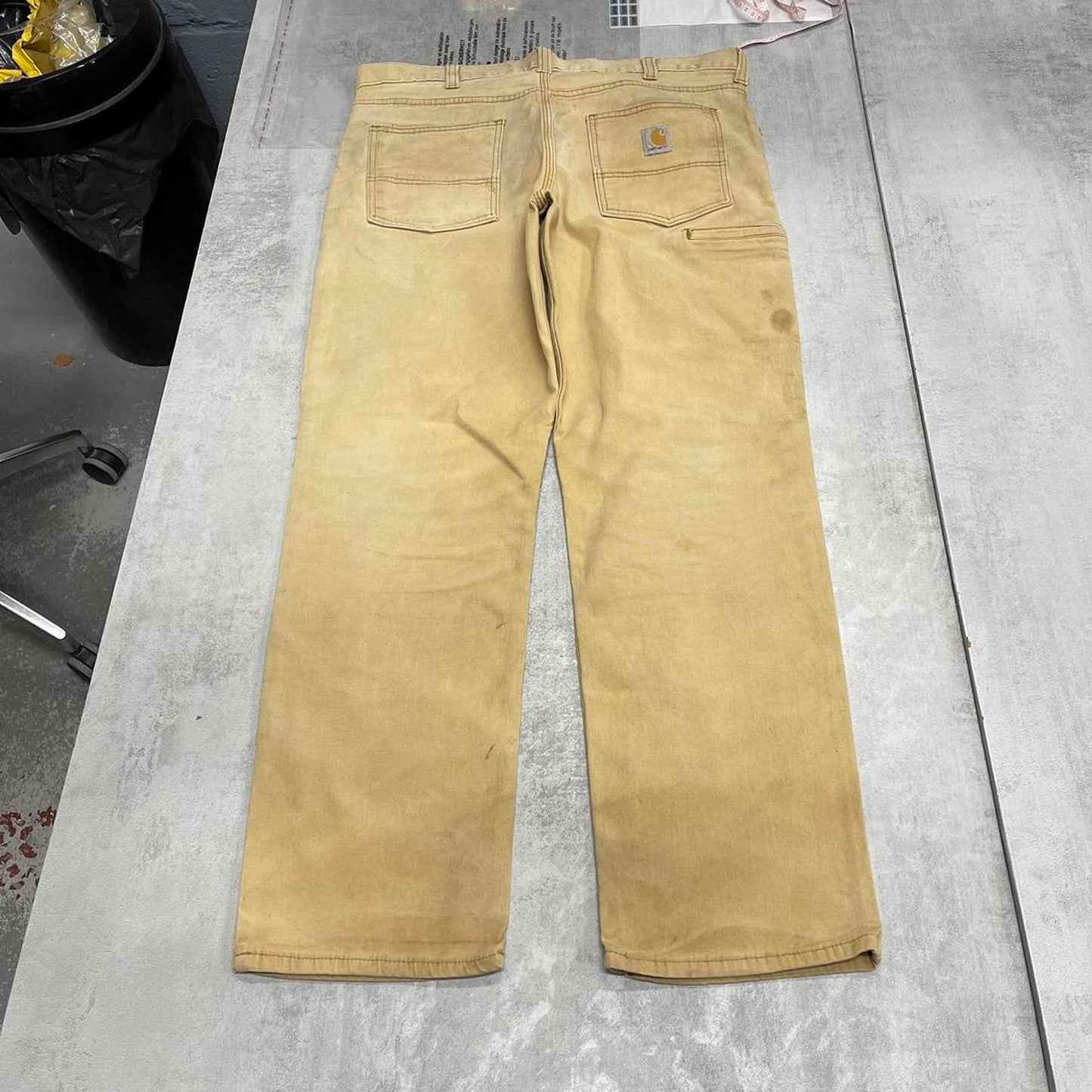 Tan Carhartt Carpenter pants W36L30 cargo 90s style skater pants