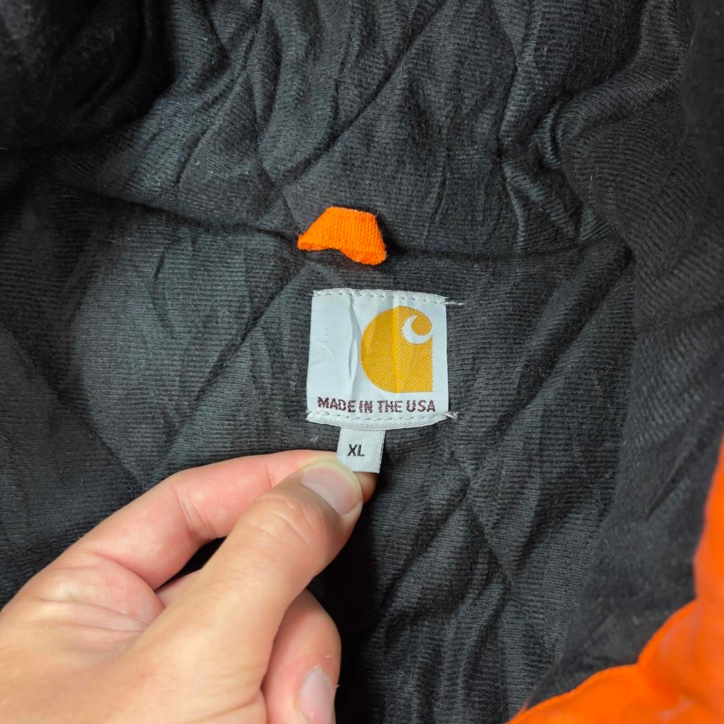 Vintage Carhartt hooded active jacket XL