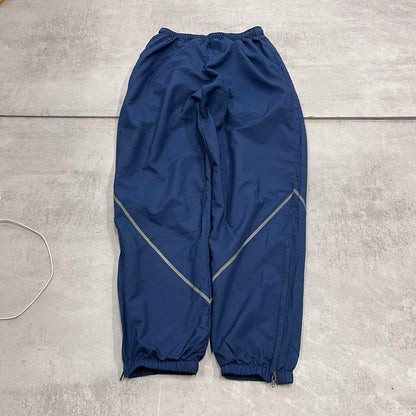 JWOD Skilcraft tracksuit bottoms S navy Loose y2k shell suit trackies