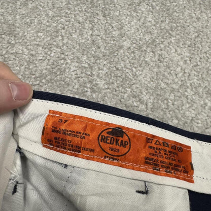 Vintage y2k skater work pants navy W37L30 Straight leg chino style skate trousers Red Kap workwear