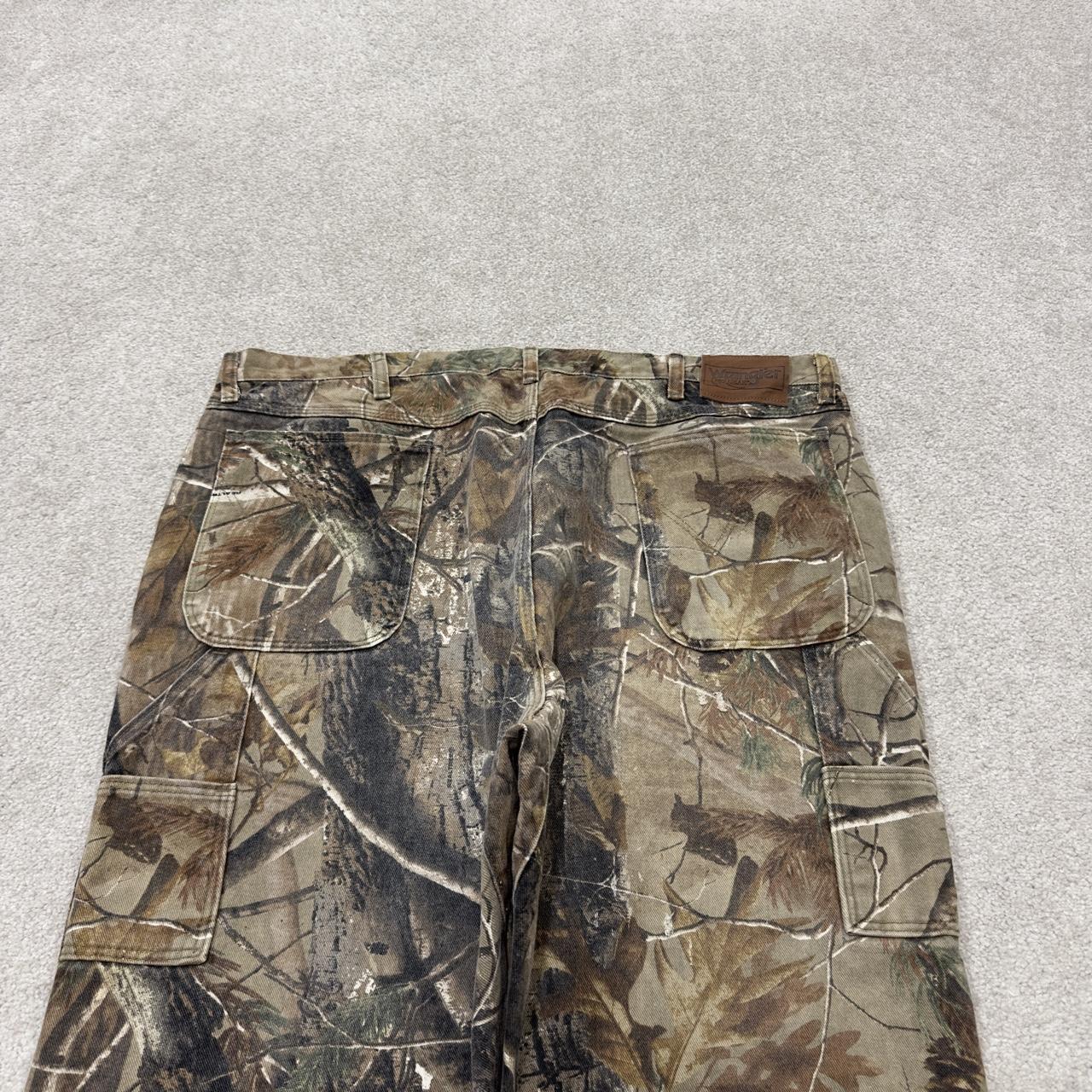 Wrangler pro gear realtree carpenter jeans camo cargo pants khaki camouflage utility trousers