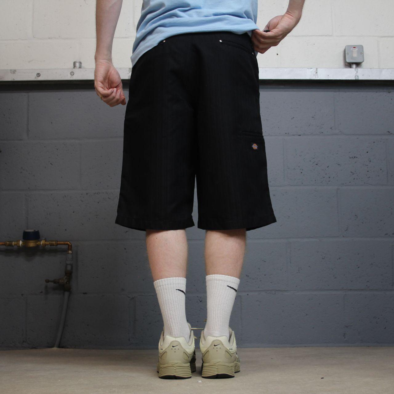 Dickies stripe chino shorts carpenter black Chino skater / surf shorts stripey baggy