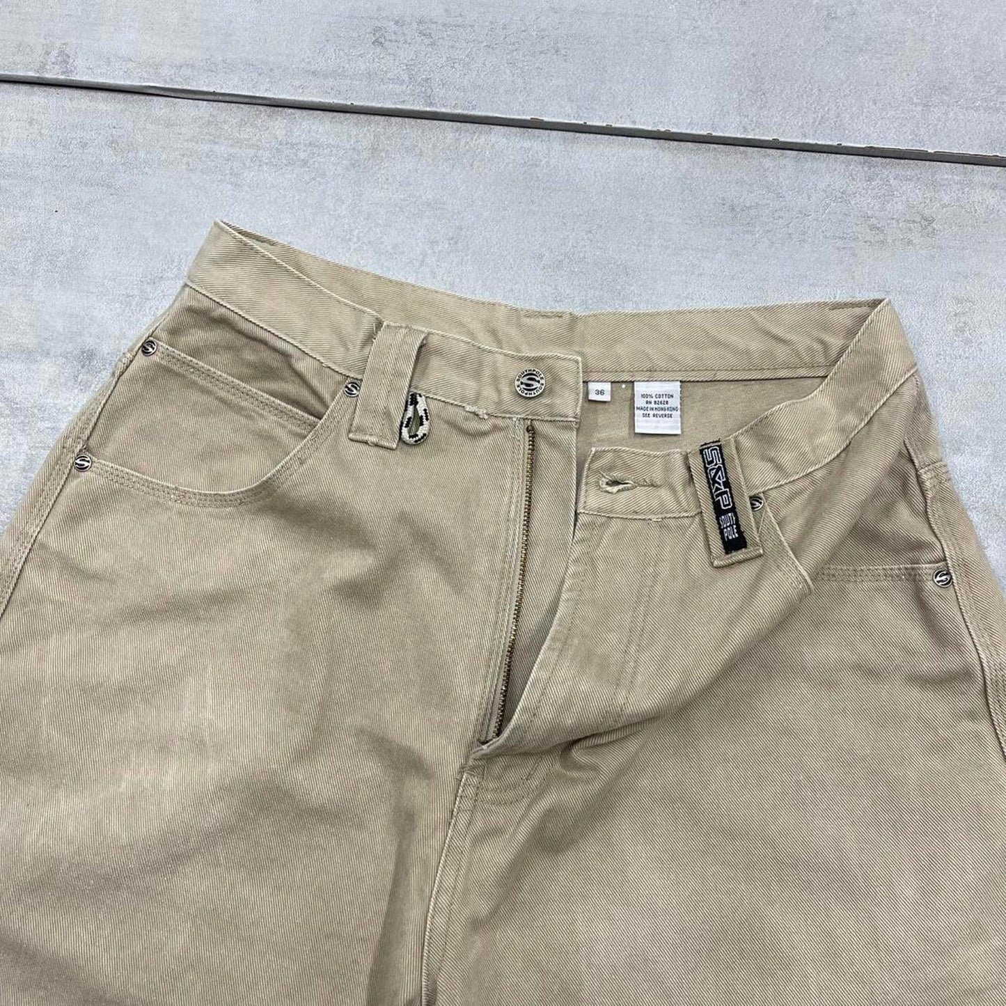 Baggy Southpole Urban Active embroidered jorts W32 long wide leg rare 90s style skater shorts