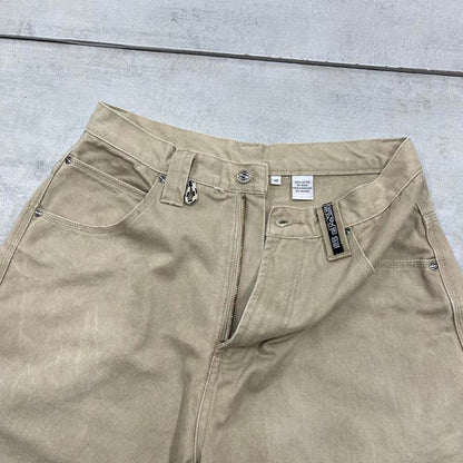 Baggy Southpole Urban Active embroidered jorts W32 long wide leg rare 90s style skater shorts