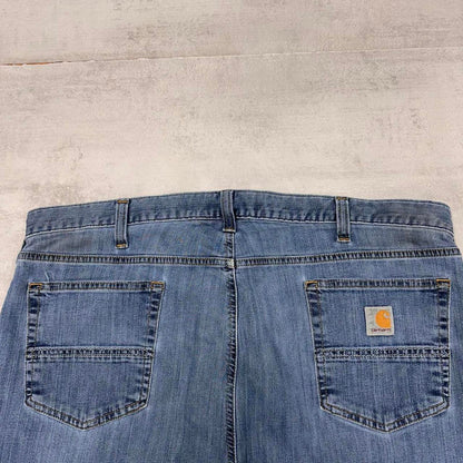 Mens Carhartt jeans W40 L30 blue relaxed denim 90s style jeans