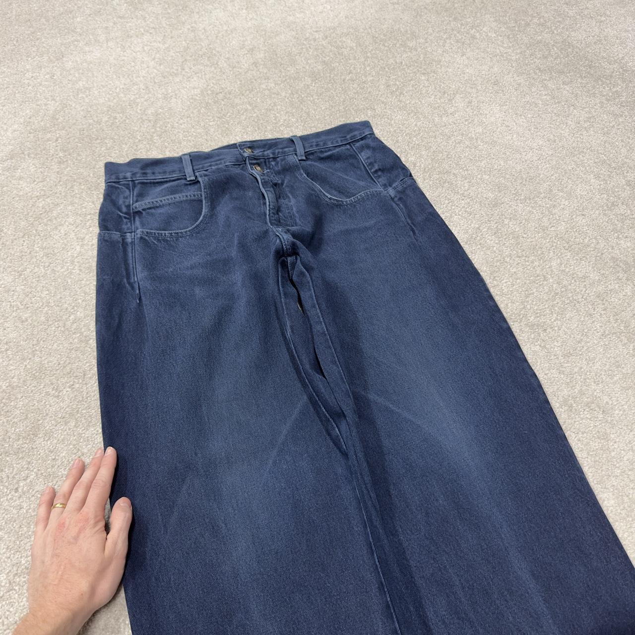 Y2K Vintage GUESS baggy jeans W36L33 blue Loose tapered barrel fit skater surf style pants