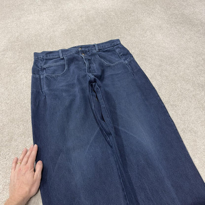 Y2K Vintage GUESS baggy jeans W36L33 blue Loose tapered barrel fit skater surf style pants