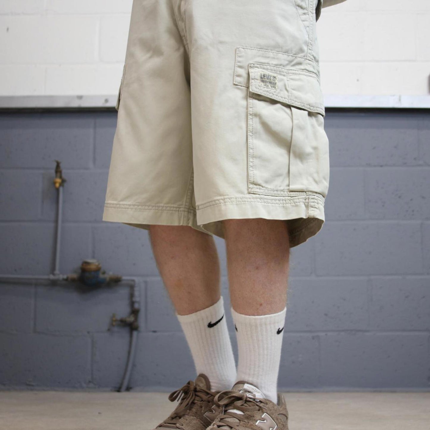 Baggy Levis cargo shorts W34 Loose multi pocket skate shorts