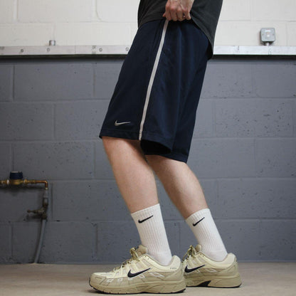 Nike sports shorts y2k loose navy comfy floaty summer gym shorts