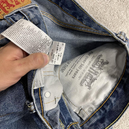 Levi’s 505 jeans Y2K W38L32 blue Levi’s straight leg surf style pants red tab logo