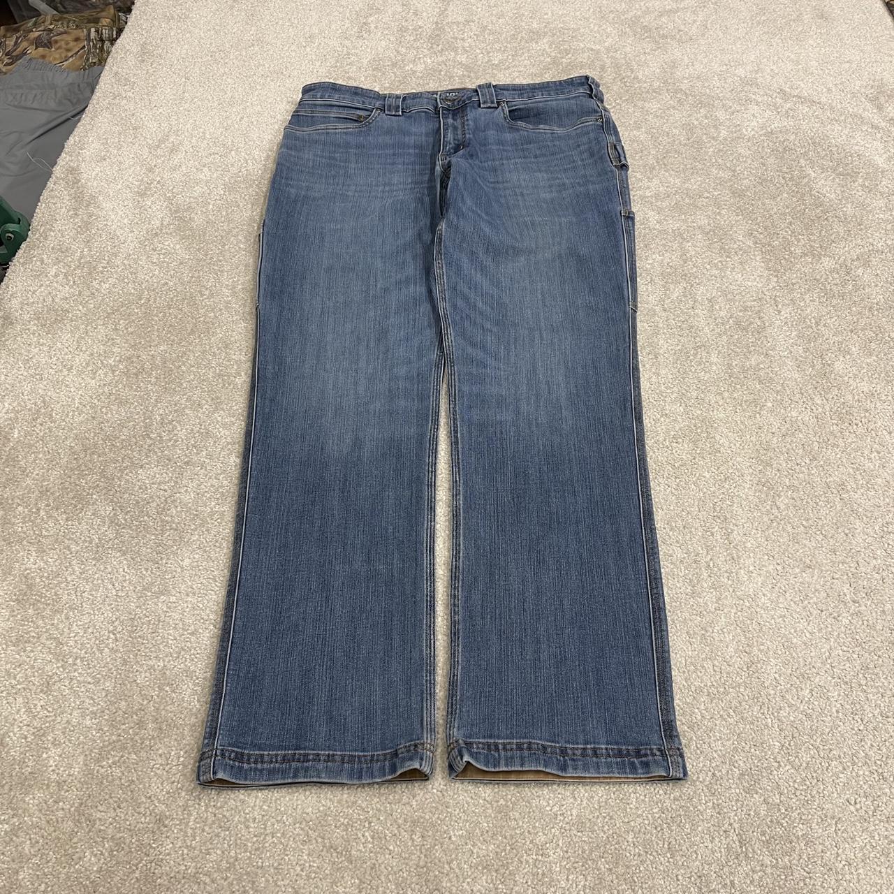 Duluth straight leg carpenter jeans y2k blue denim Ballroom Double Flex cargo pants
