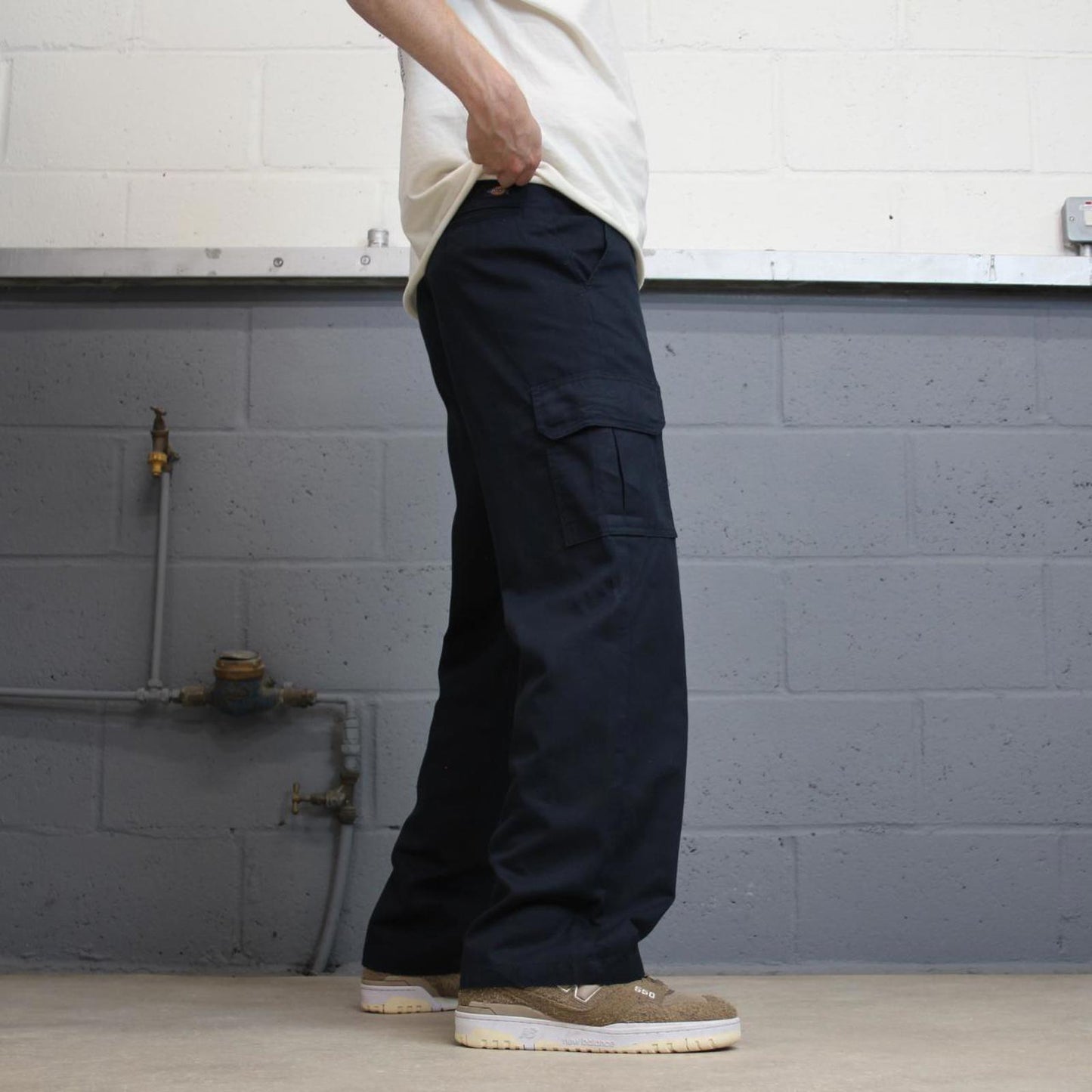 Dickies cargo skate trousers W30L32 navy chino utility pocket pants