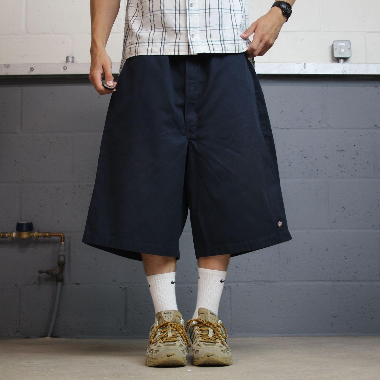 Dickies extra baggy chino shorts carpenter navy Chino skater / surf shorts loose fit festival