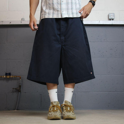 Dickies extra baggy chino shorts carpenter navy Chino skater / surf shorts loose fit festival