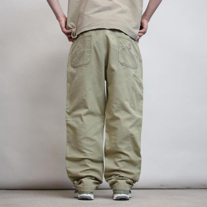 Carhartt carpenter pants W40L32 loose relaxed fit khaki beige cargos skate style