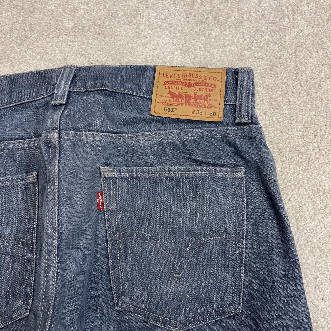 Y2K Levi’s denim shorts W32 blue 100% cotton denim jorts with red tab logo