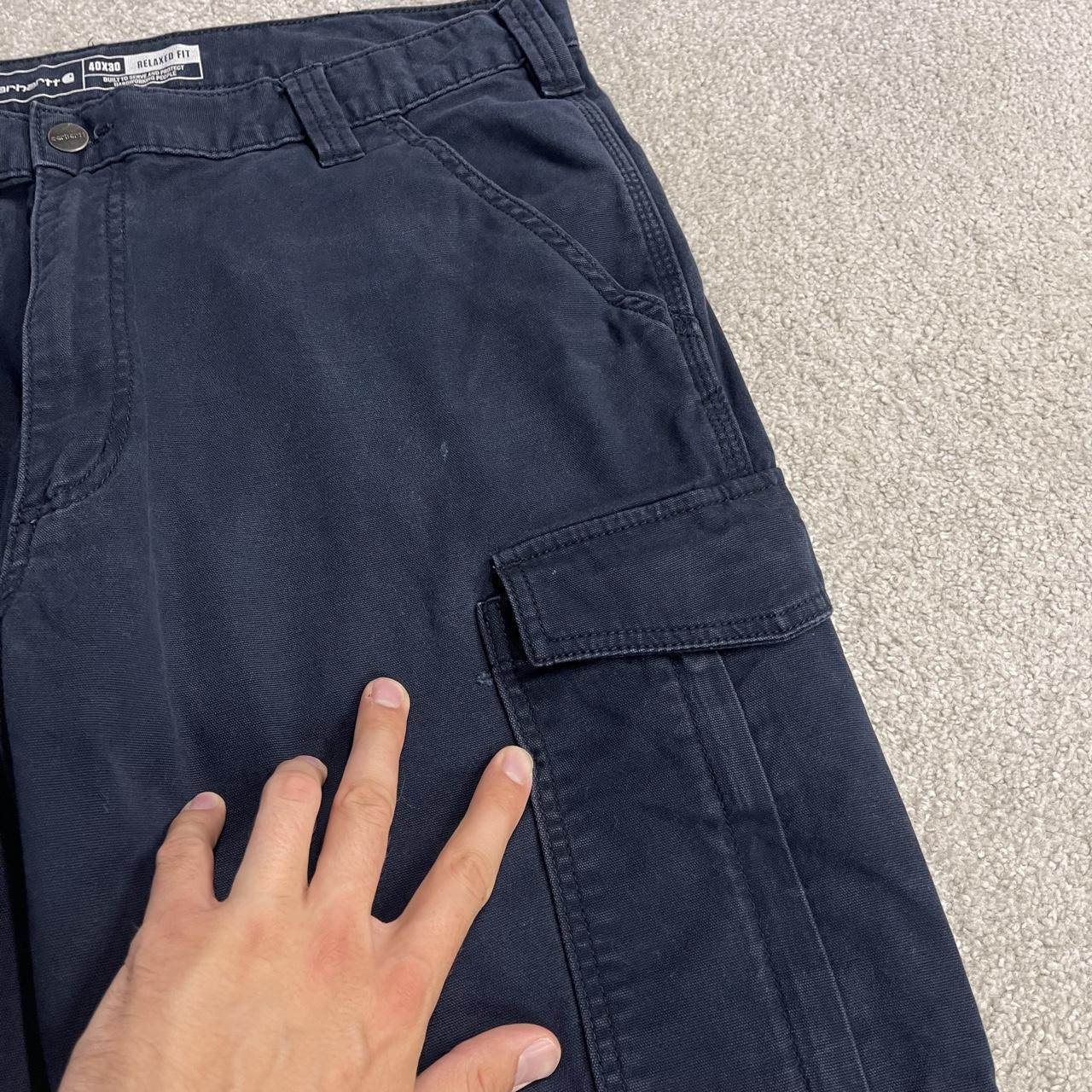 Carhartt cargo pants y2k W40L30 navy Relaxed fit skater work pants