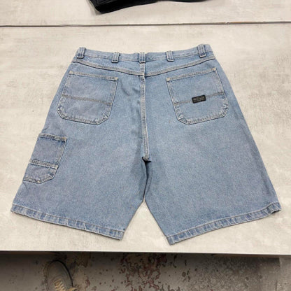 Baggy Wrangler carpenter jorts W36