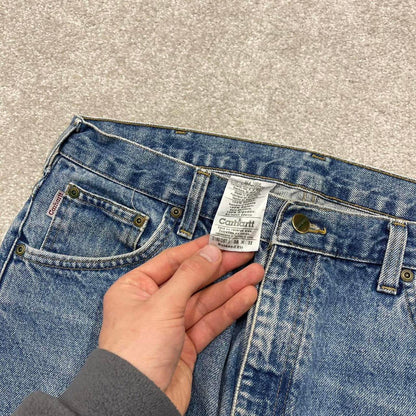 Vintage Carhartt jeans denim work pants blue 38x32 Loose relaxed fit skate style workwear pants