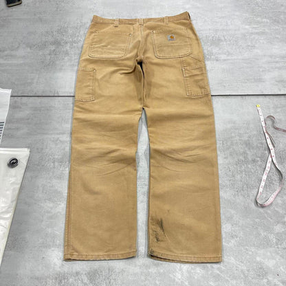 Tan Carhartt Carpenter Jeans W36L32