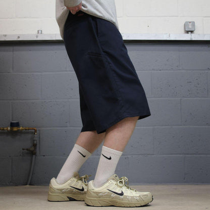 Dickies carpenter shorts long leg navy Twill chino skater style shorts loose long leg