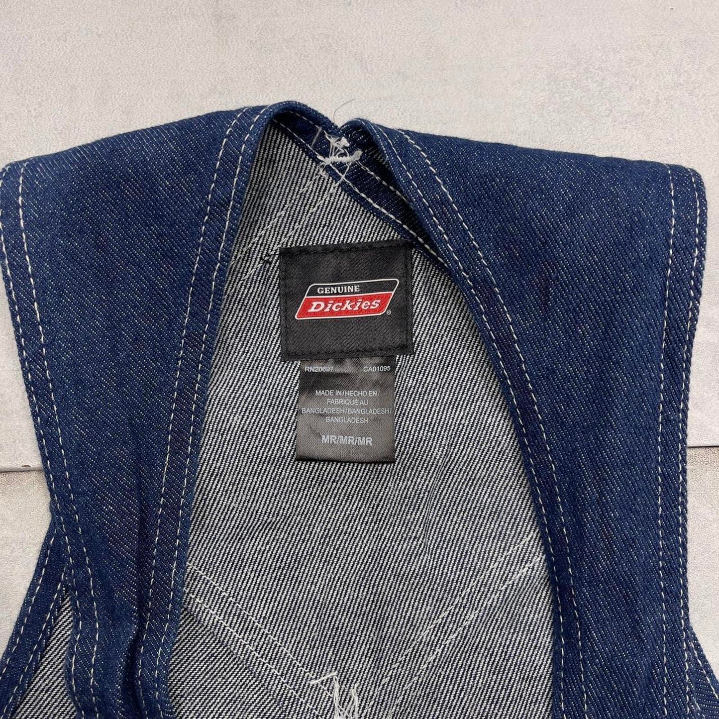 Dickies dungarees W38L33 USA blue mens denim overalls