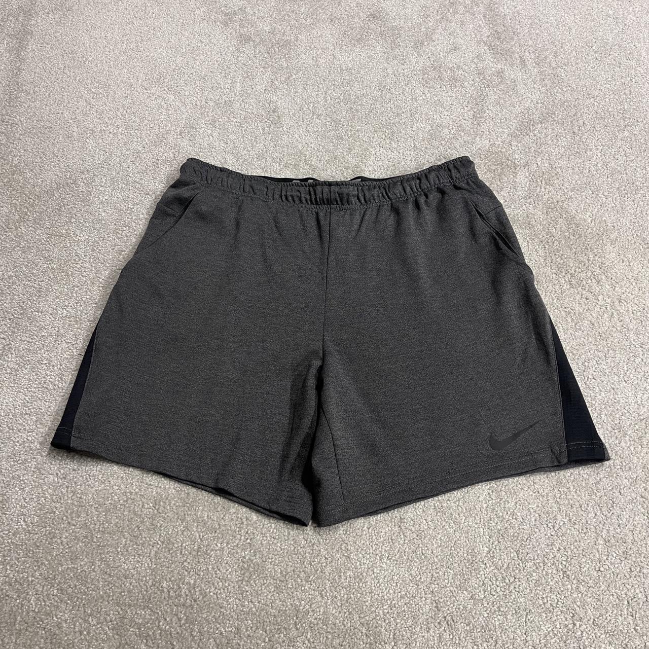 Nike sports shorts y2k loose grey Dri-Fit floaty summer gym shorts
