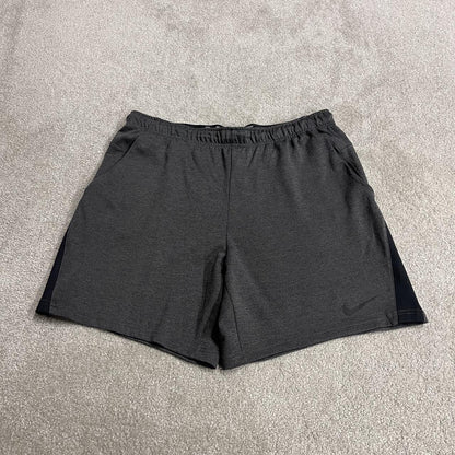Nike sports shorts y2k loose grey Dri-Fit floaty summer gym shorts