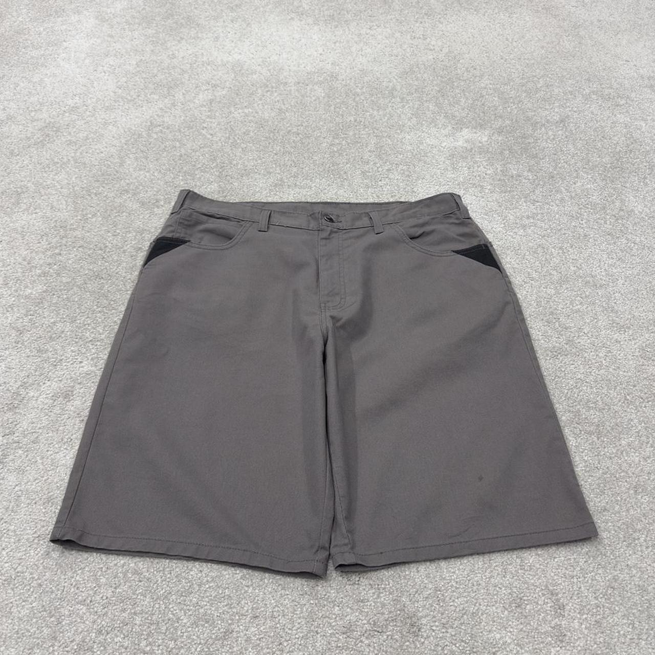 Dickies chino shorts Y2K grey Twill chino style skater shorts loose leg festival