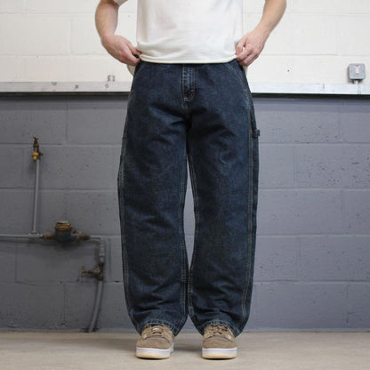 Baggy Lee carpenter jeans W36L30 blue denim skater 90s style carpenters